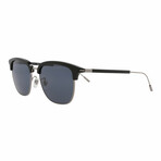 Gucci // Unisex // Novelty Sunglasses // Black Ruthenium + Blue