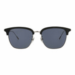 Gucci // Unisex // Novelty Sunglasses // Black Ruthenium + Blue