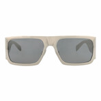 Saint Laurent // Unisex // Novelty Sunglasses // Silver + Gray