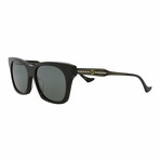 Gucci // Unisex // Novelty Square Sunglasses // Black + Gray