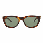 Saint Laurent // Unisex // Novelty Sunglasses // Havana Gold + Green