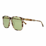 Gucci // Unisex // Core Sunglasses // Havana + Light Green