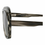 Saint Laurent // Unisex // Novelty Sunglasses // Gray + Gray