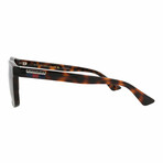 Gucci // Unisex // Core Square Sunglasses // Havana + Green