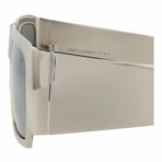 Saint Laurent // Unisex // Novelty Sunglasses // Silver + Gray
