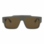 Gucci // Unisex // Fashion Sunglasses // Dark Gray + Brown