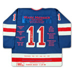Mark Messier // New York Rangers // Career Jersey // #11 of 199 - Signed