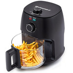 2.3QT Glass Air Fryer w/Ceralast Ceramic Air Fry Rack
