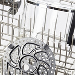 2.3QT Glass Air Fryer w/Ceralast Ceramic Air Fry Rack