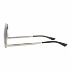 Saint Laurent // Unisex // Novelty Sunglasses II // Silver + Gray