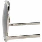 Saint Laurent // Unisex // Novelty Sunglasses II // Silver + Gray