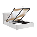 Aria Queen Storage Bed // White