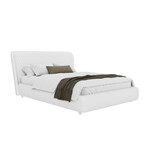 Agoura Queen Storage Bed // White