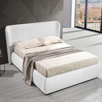 Agoura Queen Storage Bed // White