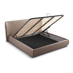 Agoura King Storage Bed (Taupe)