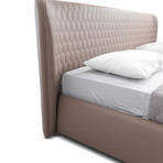 Agoura King Storage Bed (Taupe)