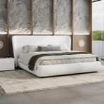 Agoura King Storage Bed (Taupe)