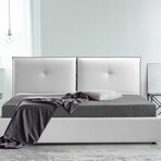 Aria Queen Storage Bed // White