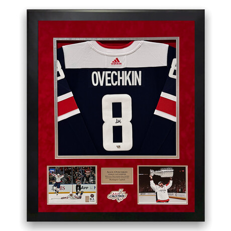 Alex Ovechkin // Washington Capitals // Signed Jersey + Framed