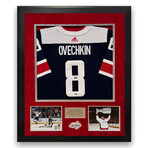 Alex Ovechkin // WAS Capitals // Signed Blue Jersey + Framed