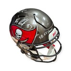Brady & Gronkowski // Tampa Bay Buccaneers // Signed Helmet + Inscc.