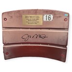 Joe Montana // San Francisco 49ers // Signed Seat Back From Candlestick Park