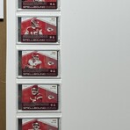 Mahomes // KC Chiefs // Spellbound Complete Trading Card Set Collage + Framed