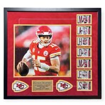 Mahomes // KC Chiefs // Spellbound Complete Trading Card Set Collage + Framed