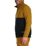 Outdoor Research // Men's // Trail Mix Snap Pullover Fleece // Tapenade + Black (XL)