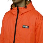 Manastash // Men's // Y2K Reversible Hooded Jacket // Orange (M)