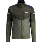 Swix // Men's // Dynamic Hybrid Insulated Jacket // Olive + Dark Olive (L)