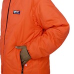 Manastash // Men's // Y2K Reversible Hooded Jacket // Orange (M)