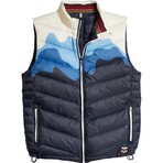 Marine Layer // Men's // Archive Scenic Puffer Vest // Blue Mountain Scene (M)