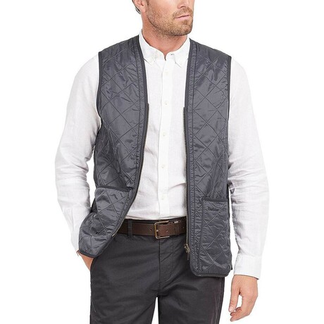 Barbour // Men's // Polarquilt Waistcoat Zip-In Liner Vest // Navy (XL)