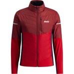 Swix // Men's // Dynamic Hybrid Insulated Jacket // Rhubarb Red + Swix Red (S)