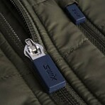 Swix // Men's // Dynamic Hybrid Insulated Jacket // Olive + Dark Olive (L)