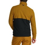 Outdoor Research // Men's // Trail Mix Snap Pullover Fleece // Tapenade + Black (XL)