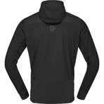 Norrona // Men's // Falketind Alpha90 Insulated Zip Hood Jacket // Caviar (S)