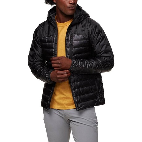Outdoor Research // Men's // Helium Down Hooded Jacket // Black (S)