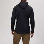Black Diamond // Men's // Factor Fleece Hoodie // Black (XL)