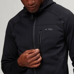 Black Diamond // Men's // Factor Fleece Hoodie // Black (XL)