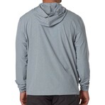 Linksoul // Men's // Boardwalker AC Hooded Windbreaker // Grey (S)