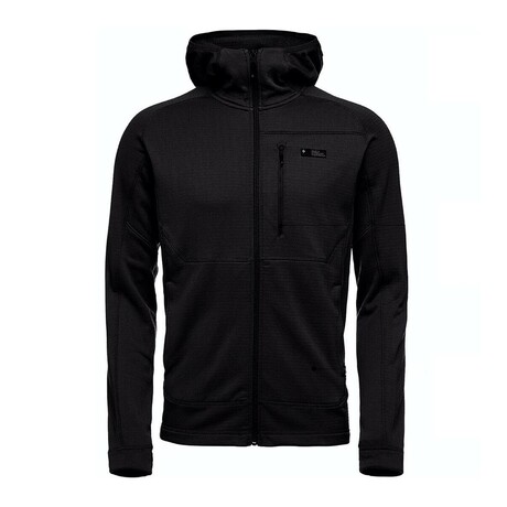 Black Diamond // Men's // Factor Fleece Hoodie // Black (XL)