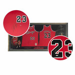 Michael Jordan // Dual Framed Signed Mitchell & Ness Jerseys // Chicago Bulls