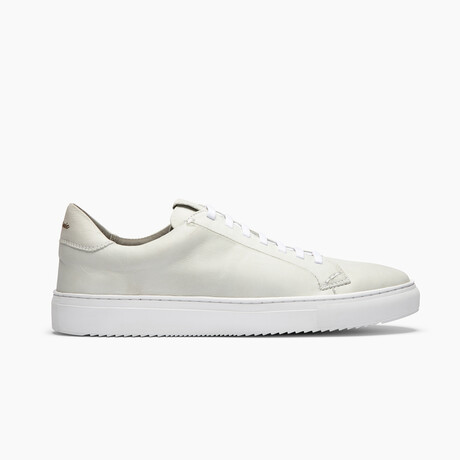 36's Laceless Low Top Napa Leather Sneakers // White (US: 7)