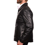 Genuine Leather Jacket // Black (S)