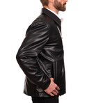 Genuine Leather Jacket // Black (S)
