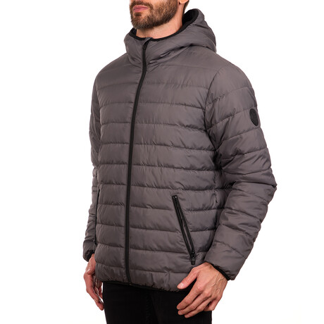 Faux Packable Jacket // Magnet (S)