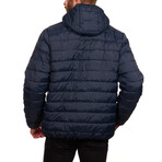 Faux Packable Jacket // Navy (S)