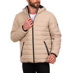 Faux Packable Jacket // Khaki (S)